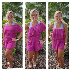 Entro brand lace romper